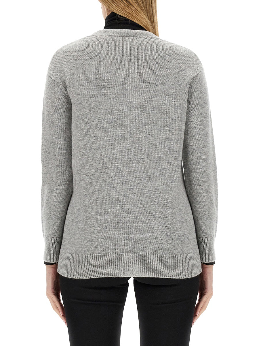 'S Max Mara Jane Cardigan — Gray, view 2