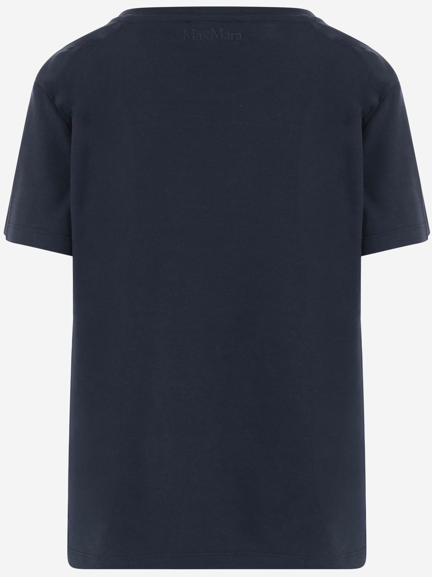 'S Max Mara Cotton-Modal Blend T-Shirt — Navy by 'S Max Mara