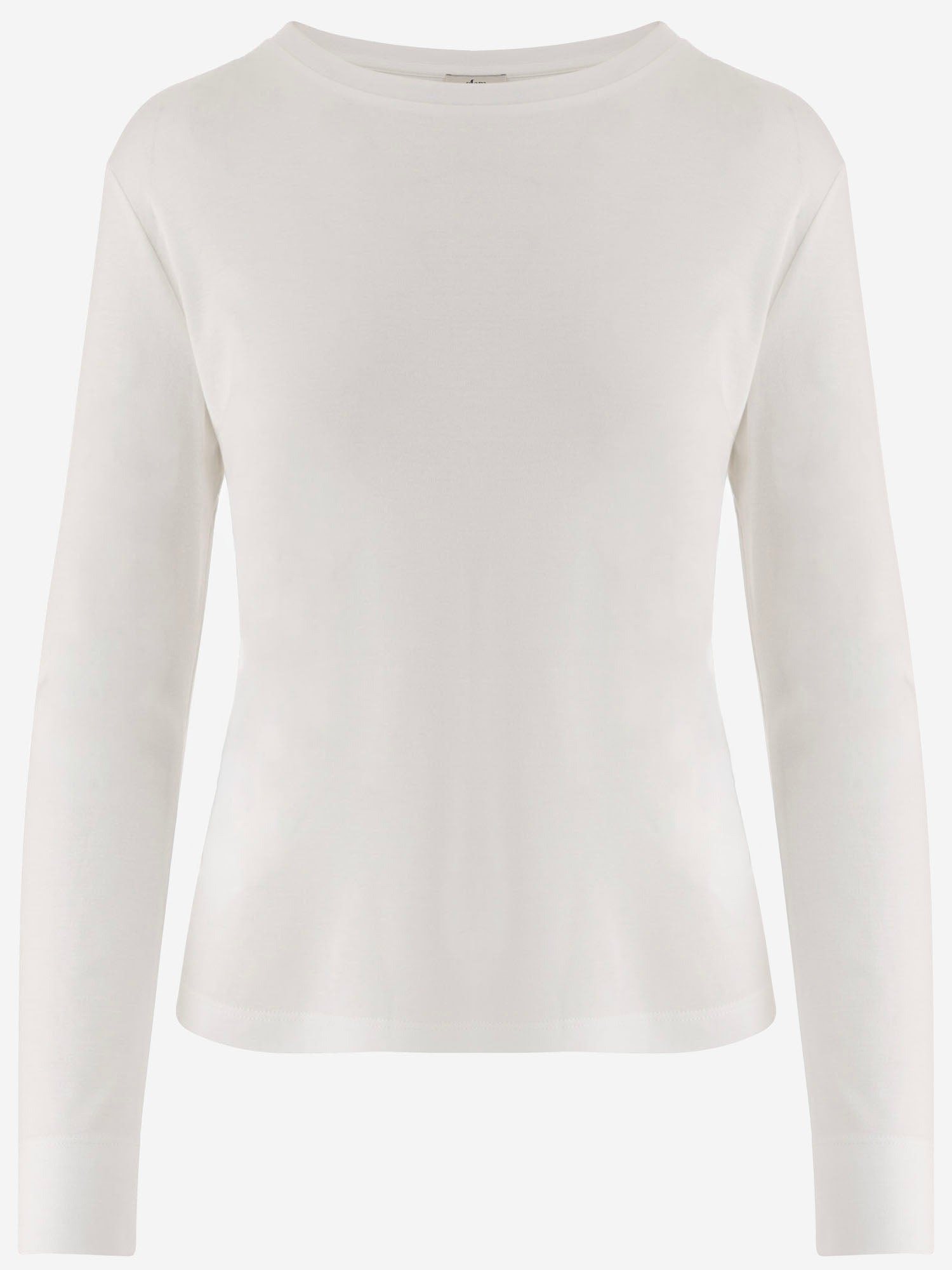 'S Max Mara Cotton-Modal Blend T-Shirt — White by 'S Max Mara