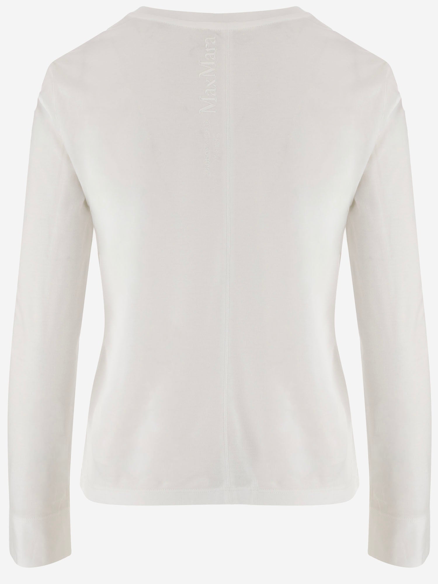 'S Max Mara Cotton-Modal Blend T-Shirt — White, view 2