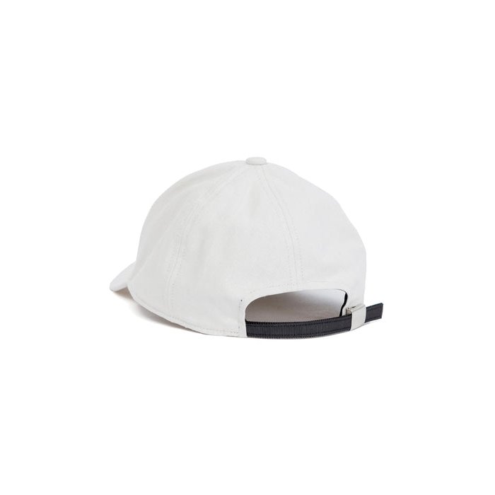 Sacai 26-01093S Cotton Logo Baseball Cap — White, view 2