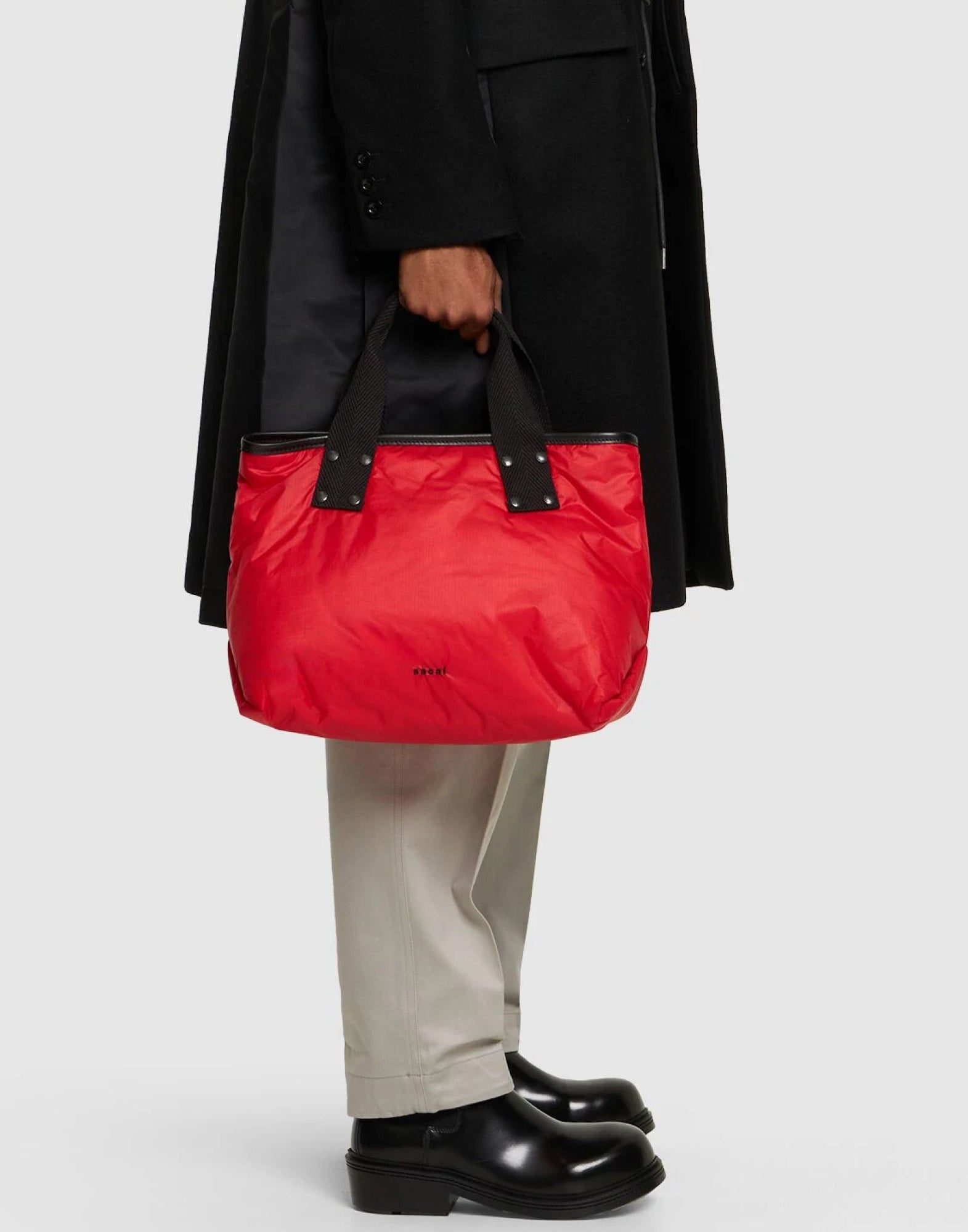 Sacai Skytex Tote Bag — Red, view 5