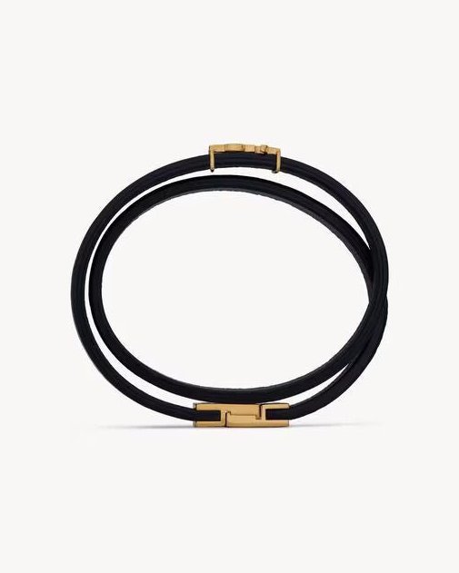 Saint Laurent Bracelet — Black, view 3