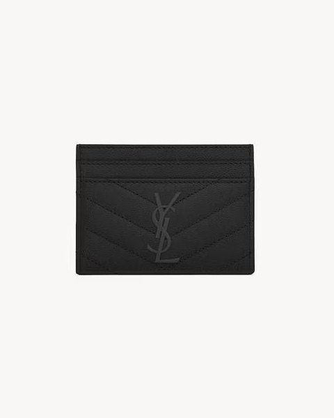 Saint Laurent SL H26 Card Case — Black by Saint Laurent