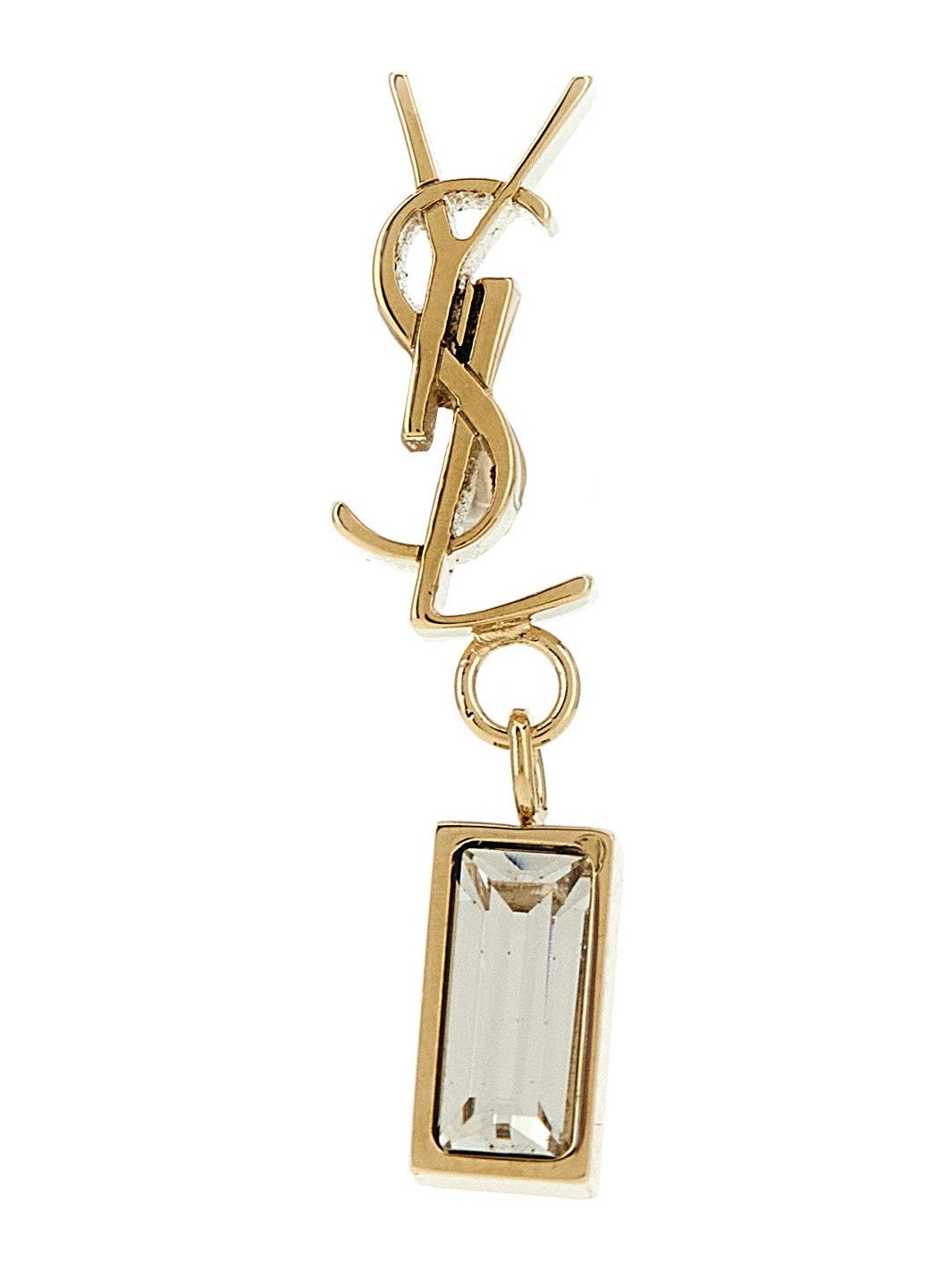 Saint Laurent Cassandre Earrings — Gold by Saint Laurent