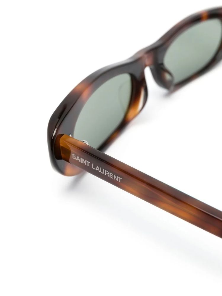 Saint Laurent Eyewear SL557SHADE002 Sunglasses — Brown, view 3