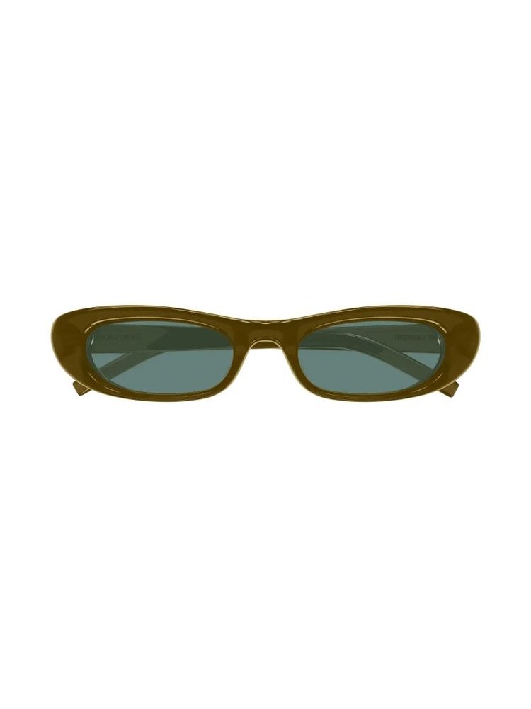 Saint Laurent Eyewear SL557SHADEPLUMP Sunglasses — Olive by Saint Laurent Eyewear