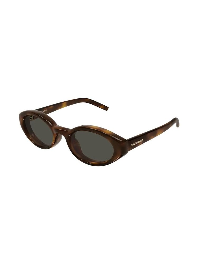 Saint Laurent Eyewear SL567PLUMP Sunglasses — Havana, view 2