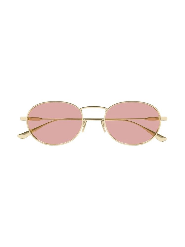 Saint Laurent Eyewear SL799 Oval-Frame Sunglasses — Pink by Saint Laurent Eyewear