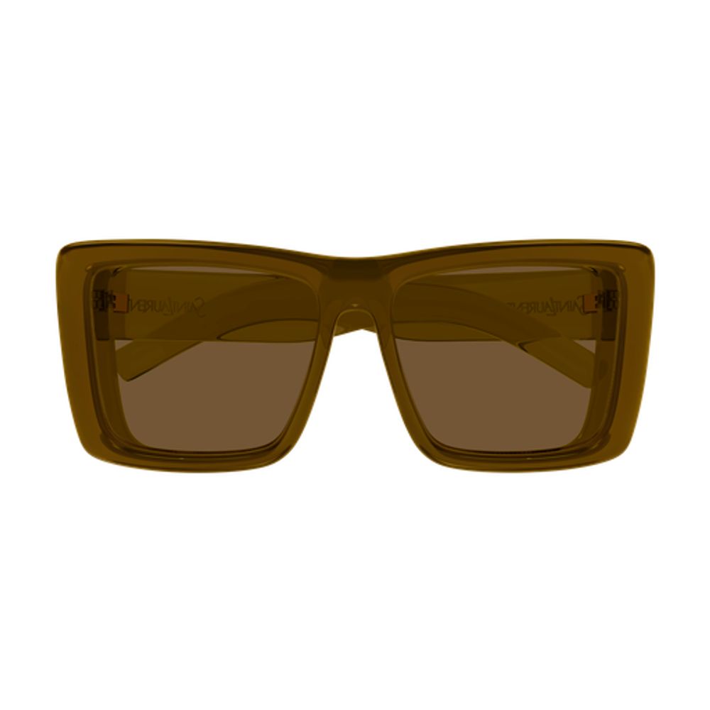 Saint Laurent Eyewear SL900HOWL Sunglasses — Khaki by Saint Laurent Eyewear