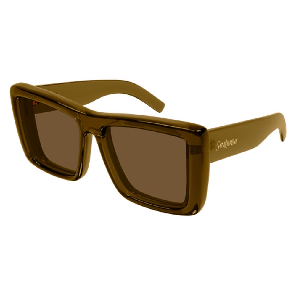 Saint Laurent Eyewear SL900HOWL Sunglasses — Khaki, view 2