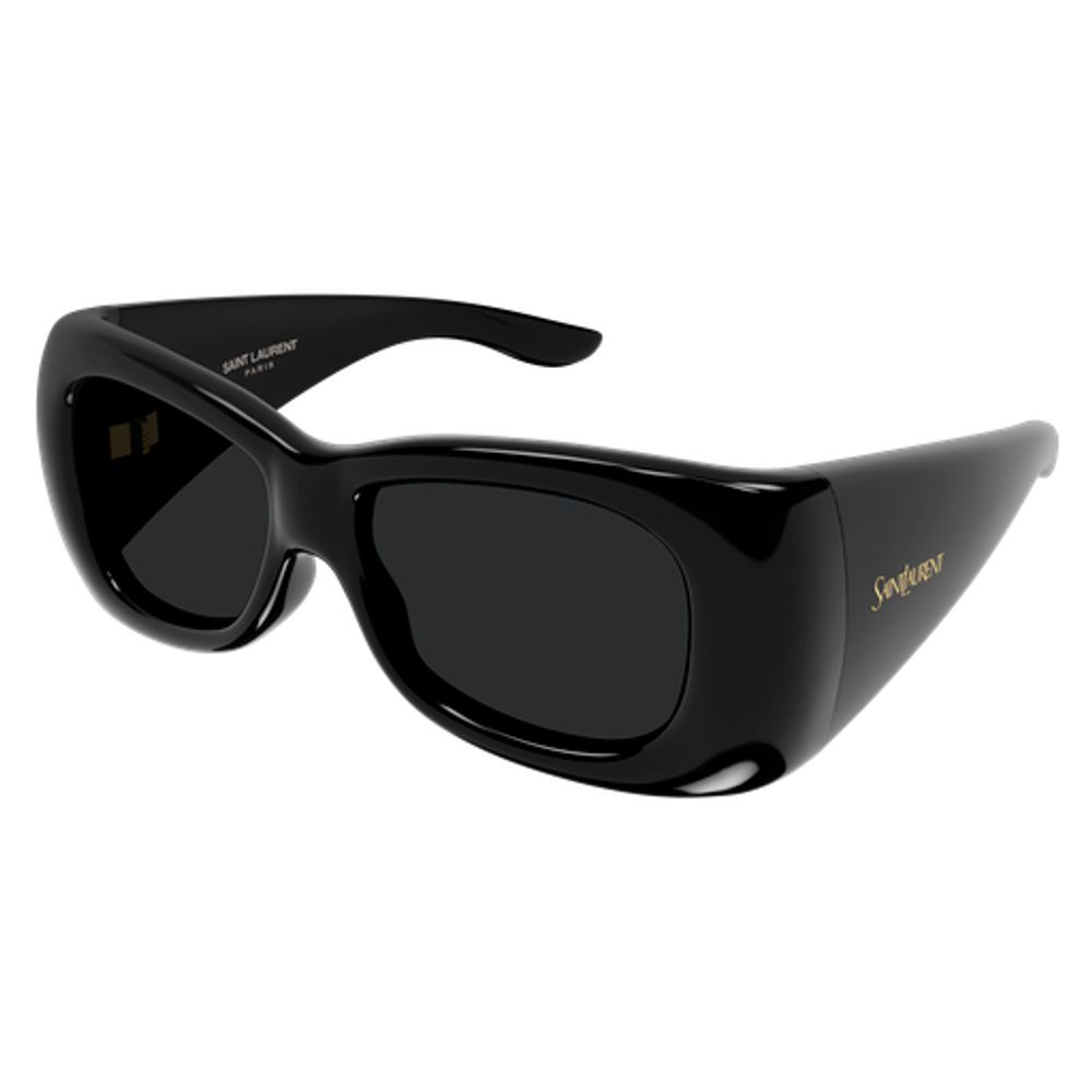 Saint Laurent Eyewear SL901HOWL Oversized Black Sunglasses — Black, view 2