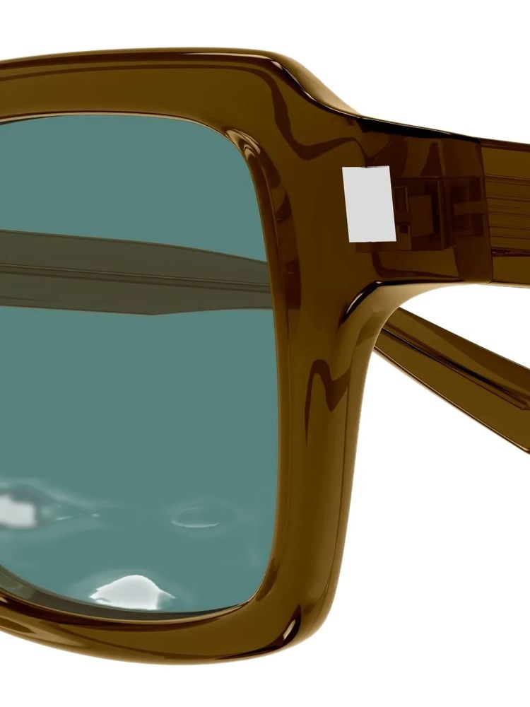 Saint Laurent Eyewear SL947 Sunglasses — Khaki by Saint Laurent Eyewear