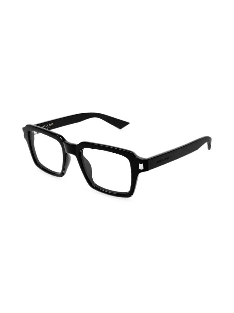 Saint Laurent Eyewear SL947OPT Square-Frame Eyeglasses — Black, view 2