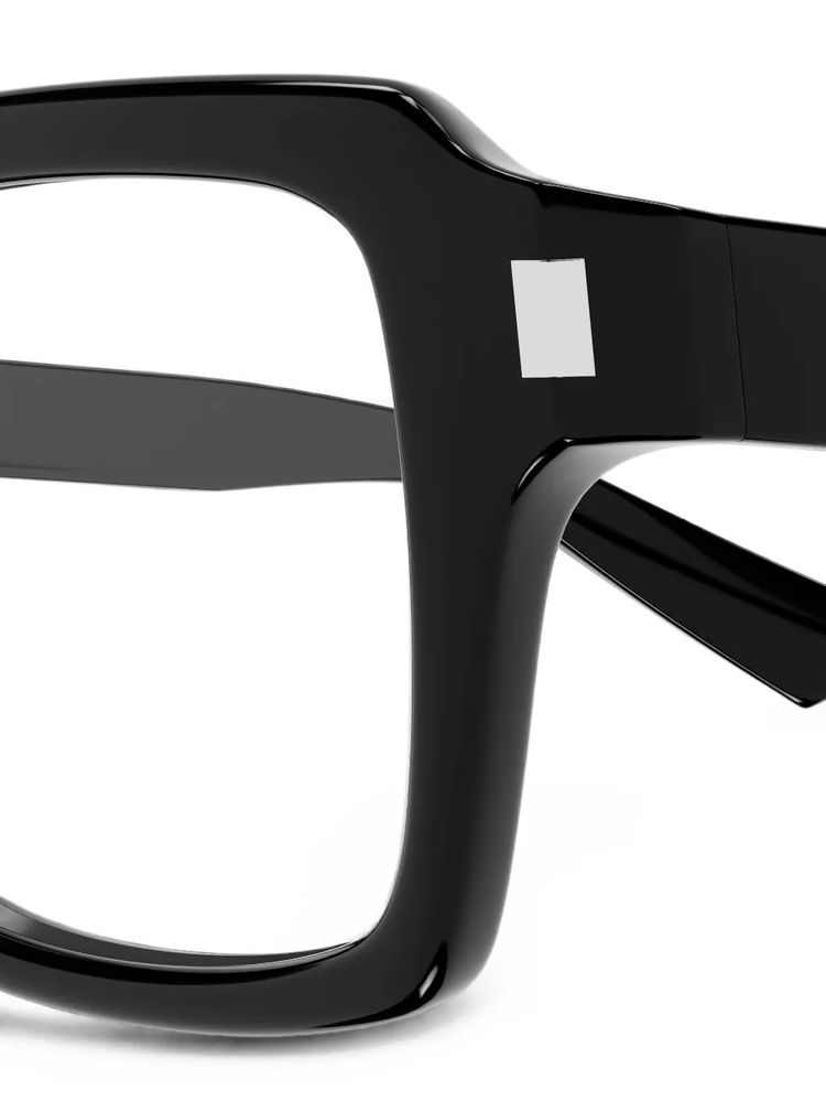 Saint Laurent Eyewear SL947OPT Square-Frame Eyeglasses — Black, view 3