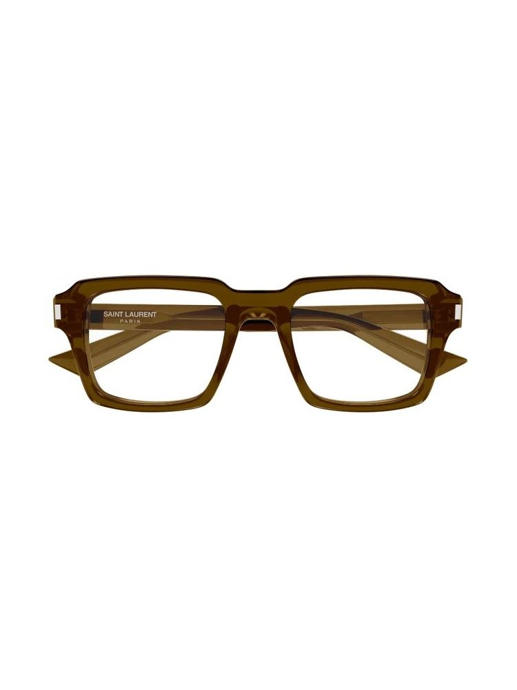 Saint Laurent Eyewear SL947OPT Eyeglasses — Olive Green by Saint Laurent Eyewear