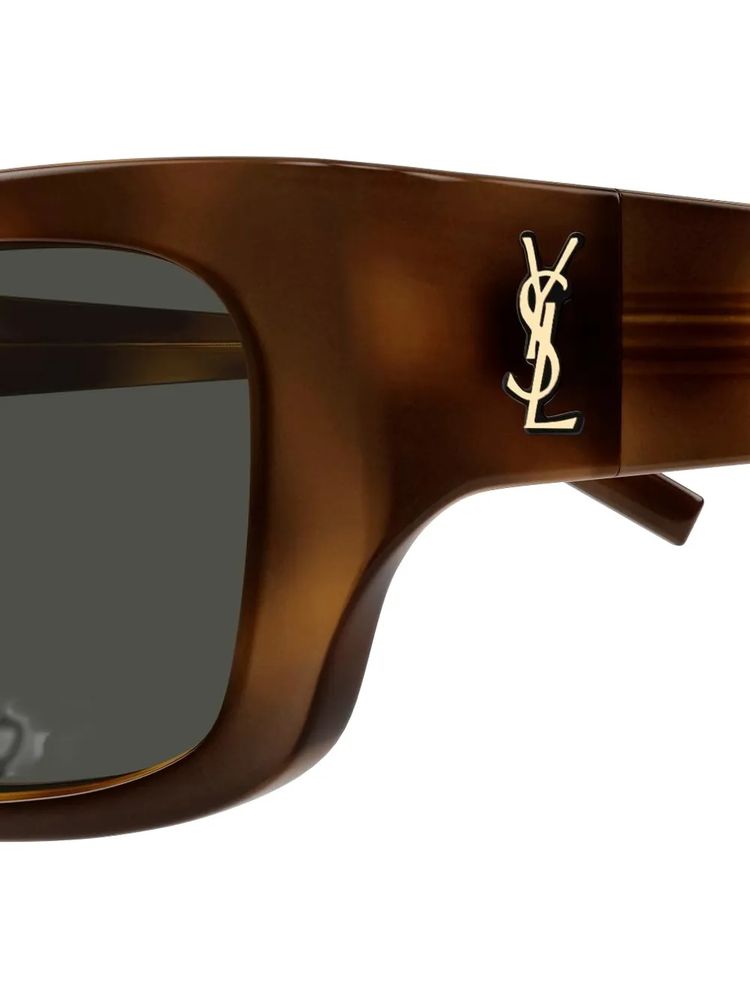 Saint Laurent Eyewear SLM182JAZZ Sunglasses — Brown by Saint Laurent Eyewear