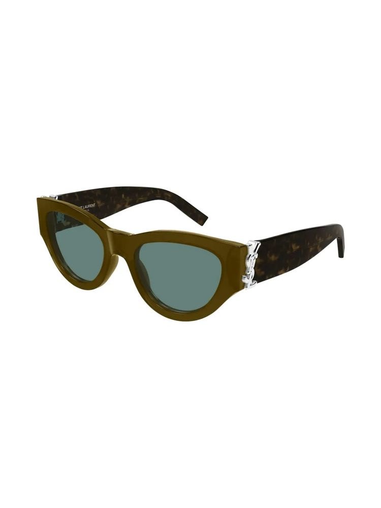 Saint Laurent Eyewear SLM94 Sunglasses — Khaki, view 2