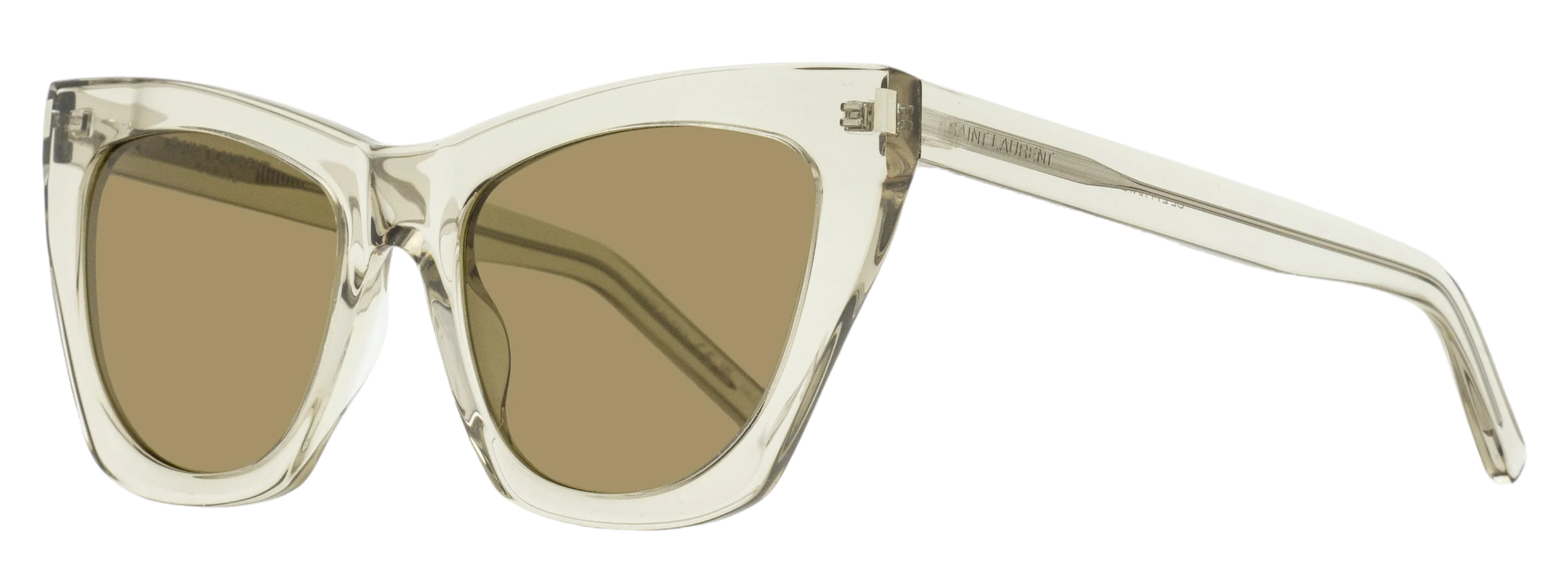 Saint Laurent SL Cat-Eye Sunglasses — Beige by Saint Laurent