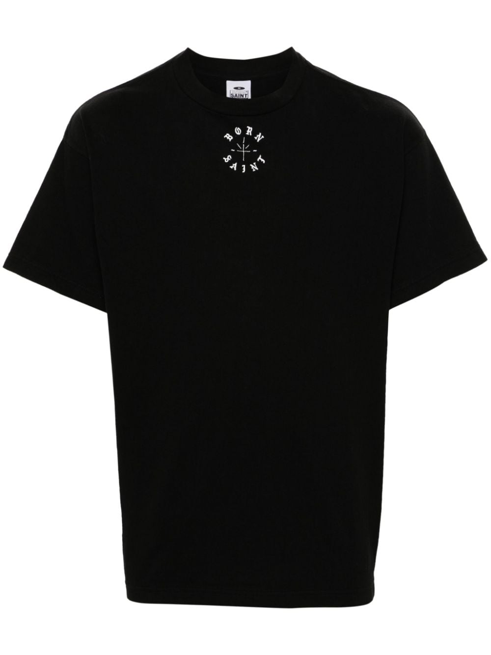 Saint Mxxxxxx Logo-Print Cotton Jersey T-Shirt — Black by Saint Mxxxxxx