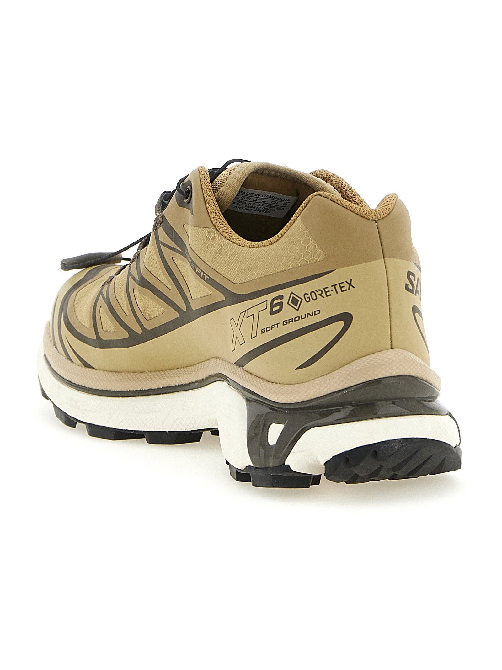 Salomon XT-6 GTX Sneakers — Beige, view 3