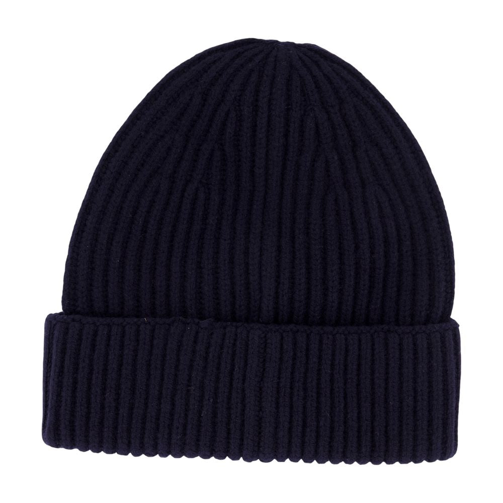 SamsøE SamsøE F24300118-194011TCX Ribbed Wool Beanie — Navy by Samsøe Samsøe