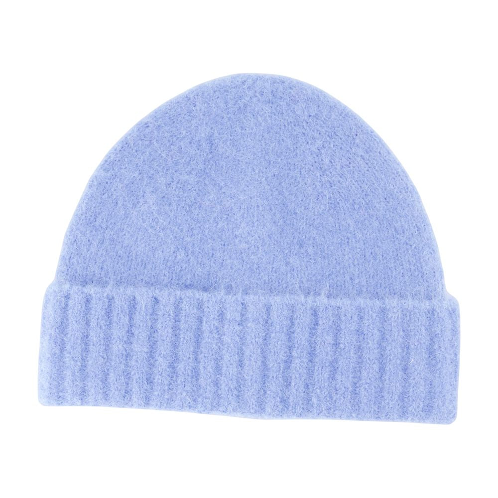 SamsøE SamsøE F24400056-164020TCX Wool-Knit Beanie — Blue, view 2