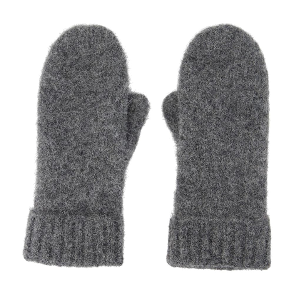SamsøE SamsøE Wool Mittens — Gray by Samsøe Samsøe