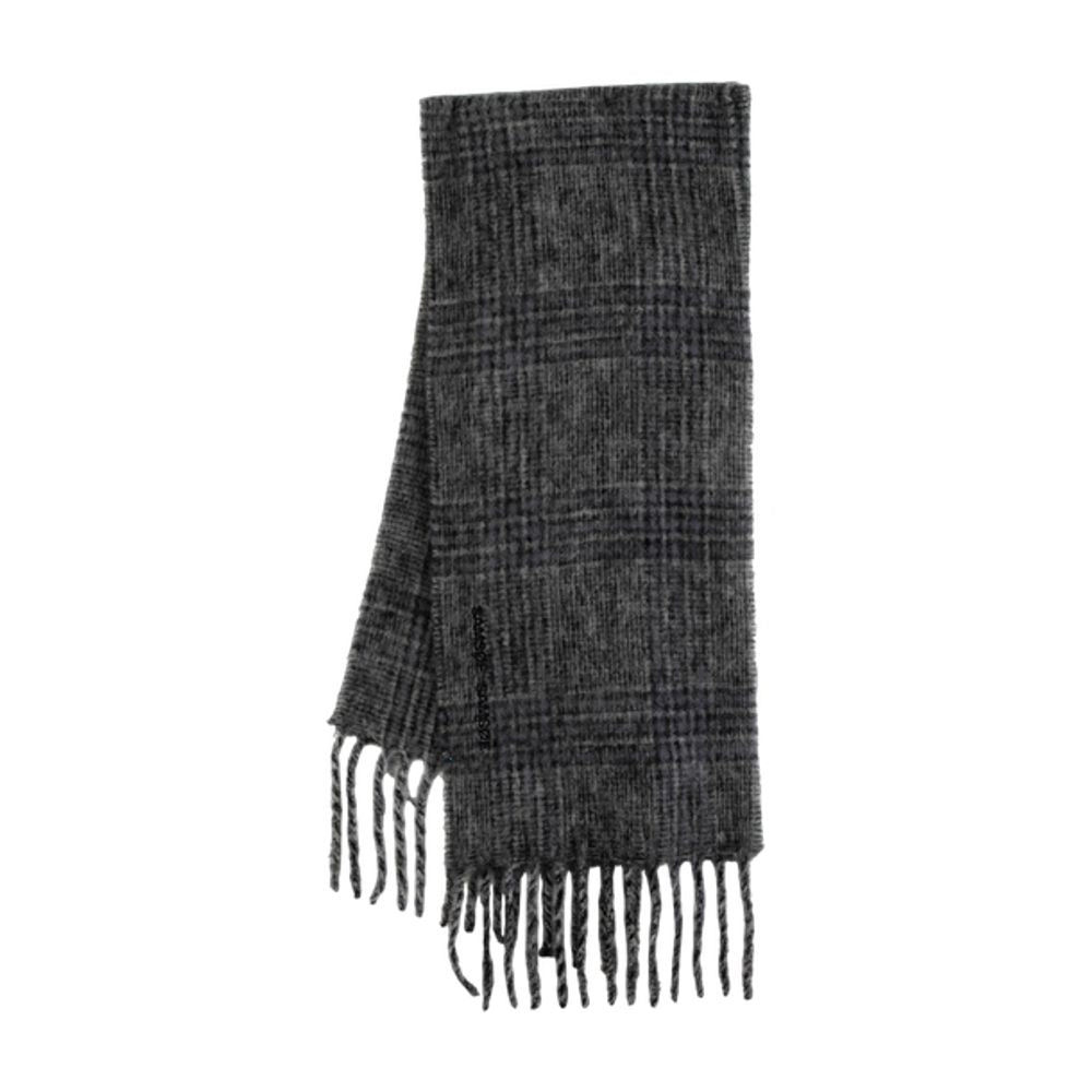 SamsøE SamsøE Wool Check Scarf — Gray by Samsøe Samsøe