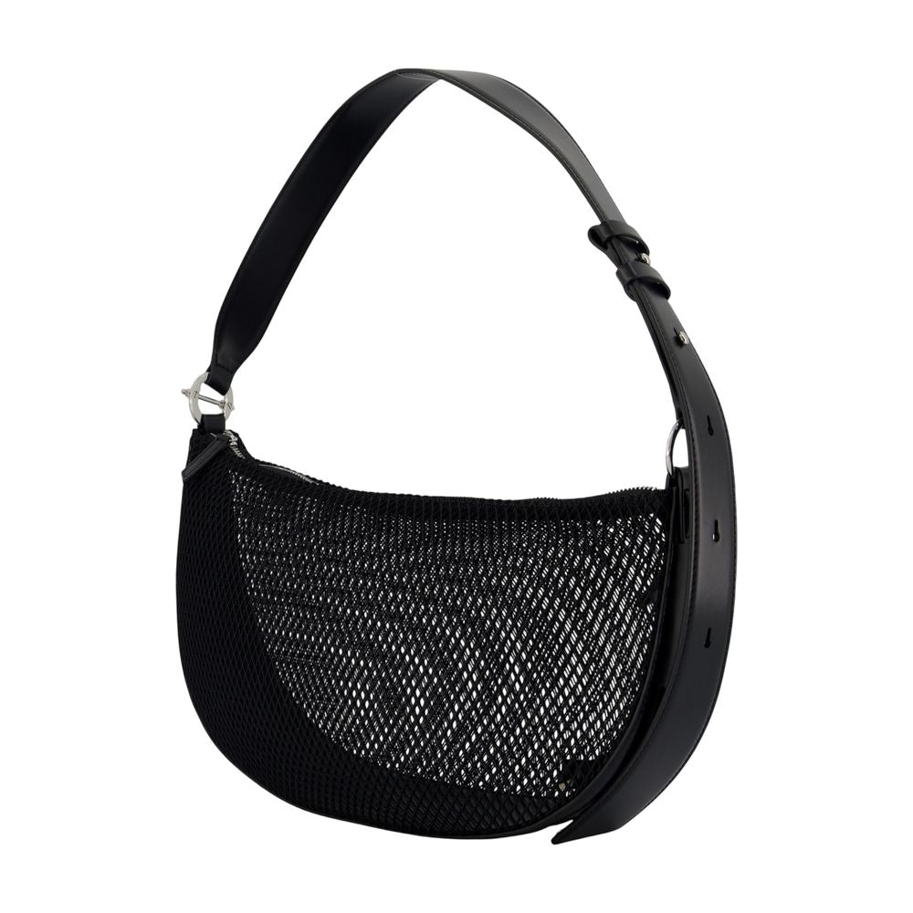 Samsøe Samsøe Mesh Nylon Shoulder Bag — Black, view 2