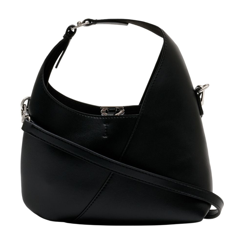 Samsøe Samsøe Calfskin Hobo Shoulder Bag — Black by Samsøe Samsøe