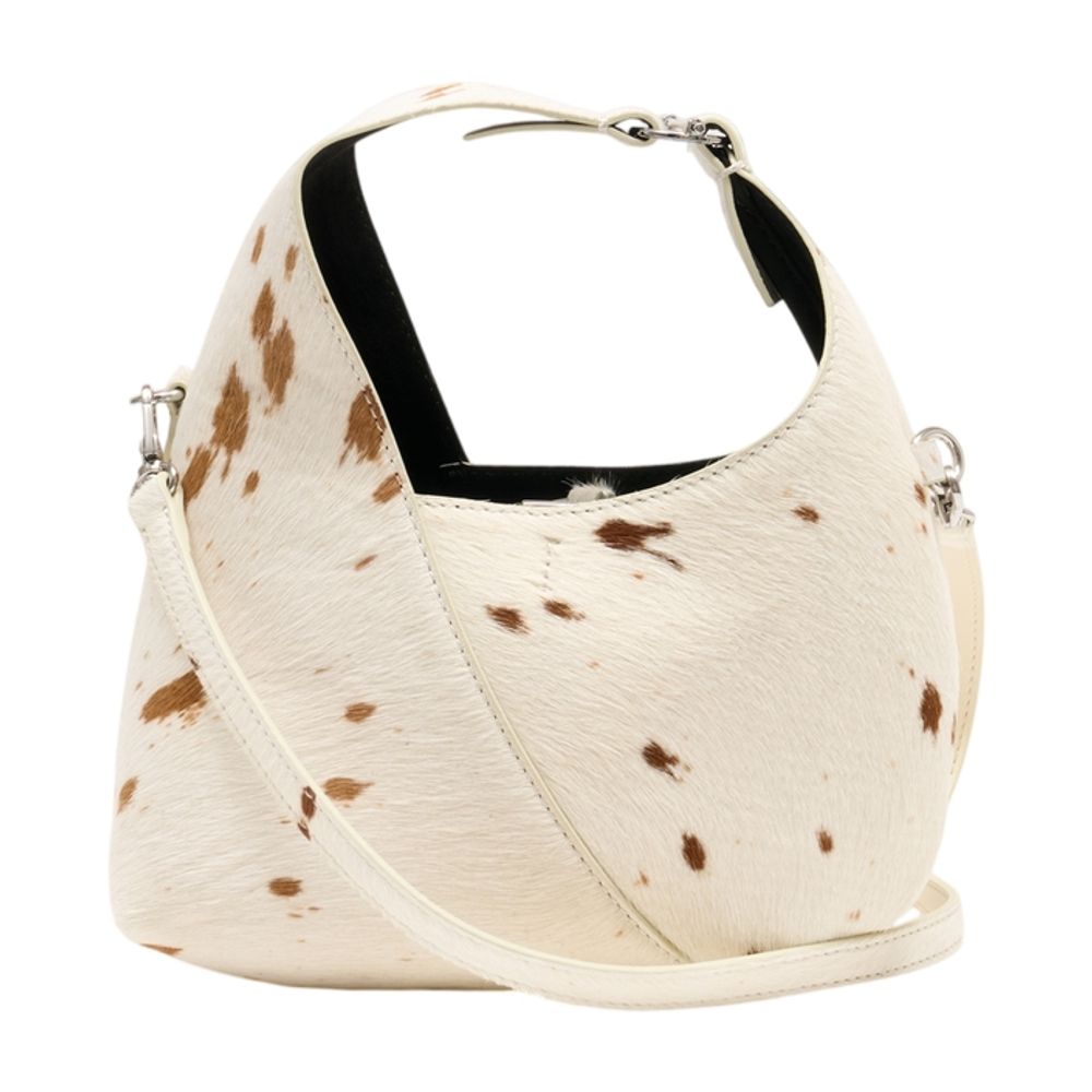 SamsøE SamsøE Calf Hair Shoulder Bag — White by Samsøe Samsøe