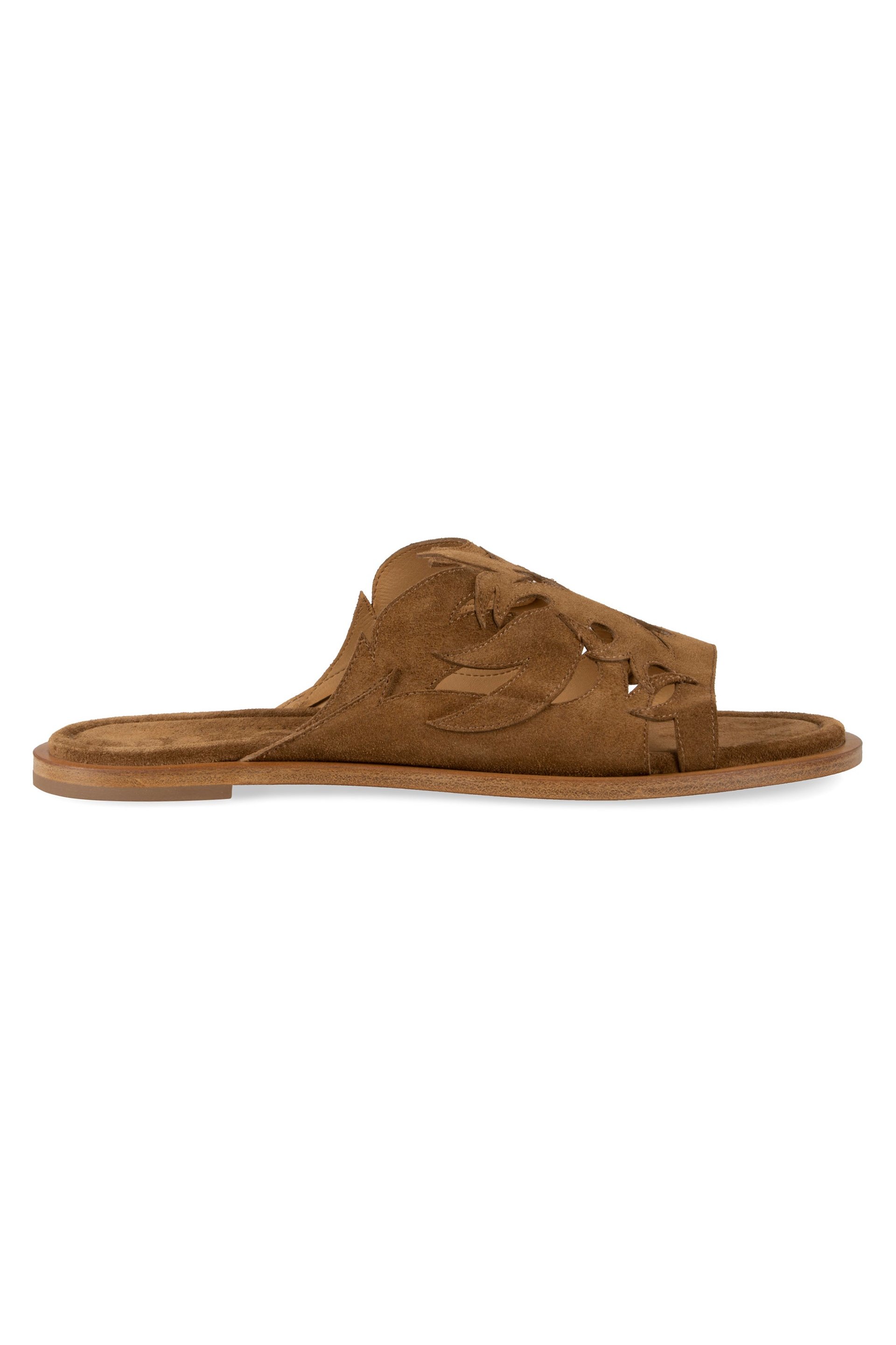 Sartore Suede Mule — Brown by Sartore