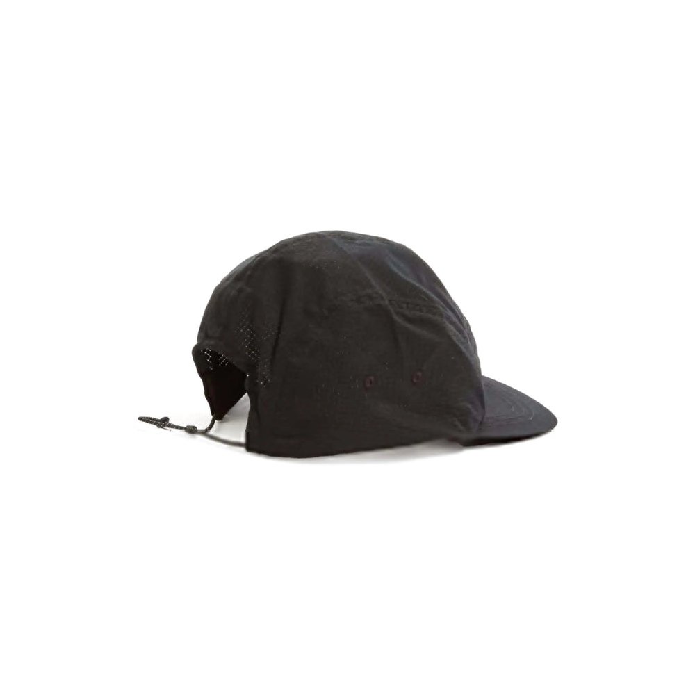 Satisfy 31000-00001 Recycled Polyester Flat Peak Baseball Cap — Black, view 2