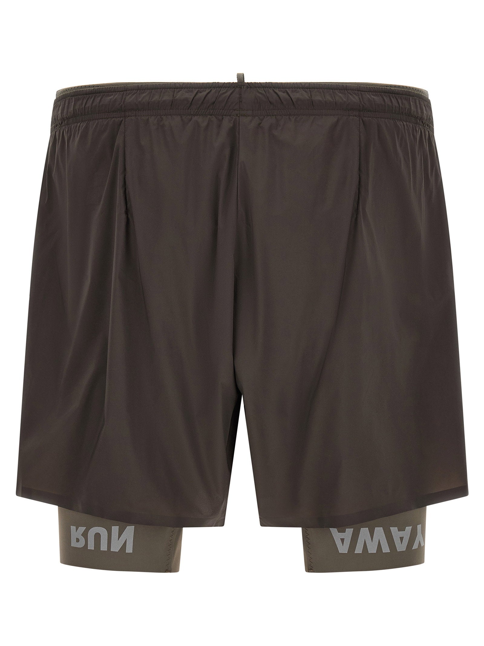 Satisfy Techsilk™ Quick-Drying Bermuda Shorts — Brown, view 2
