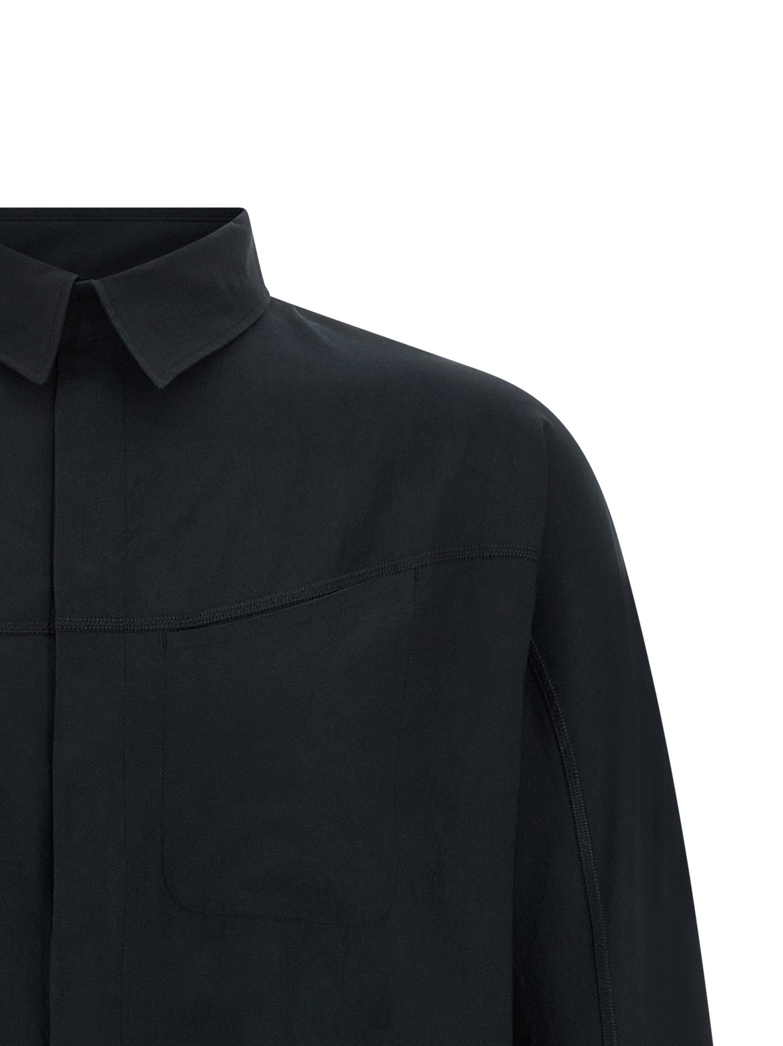 Satisfy Japanese Peaceshell™ Micro-Twill Shirt — Black, view 3