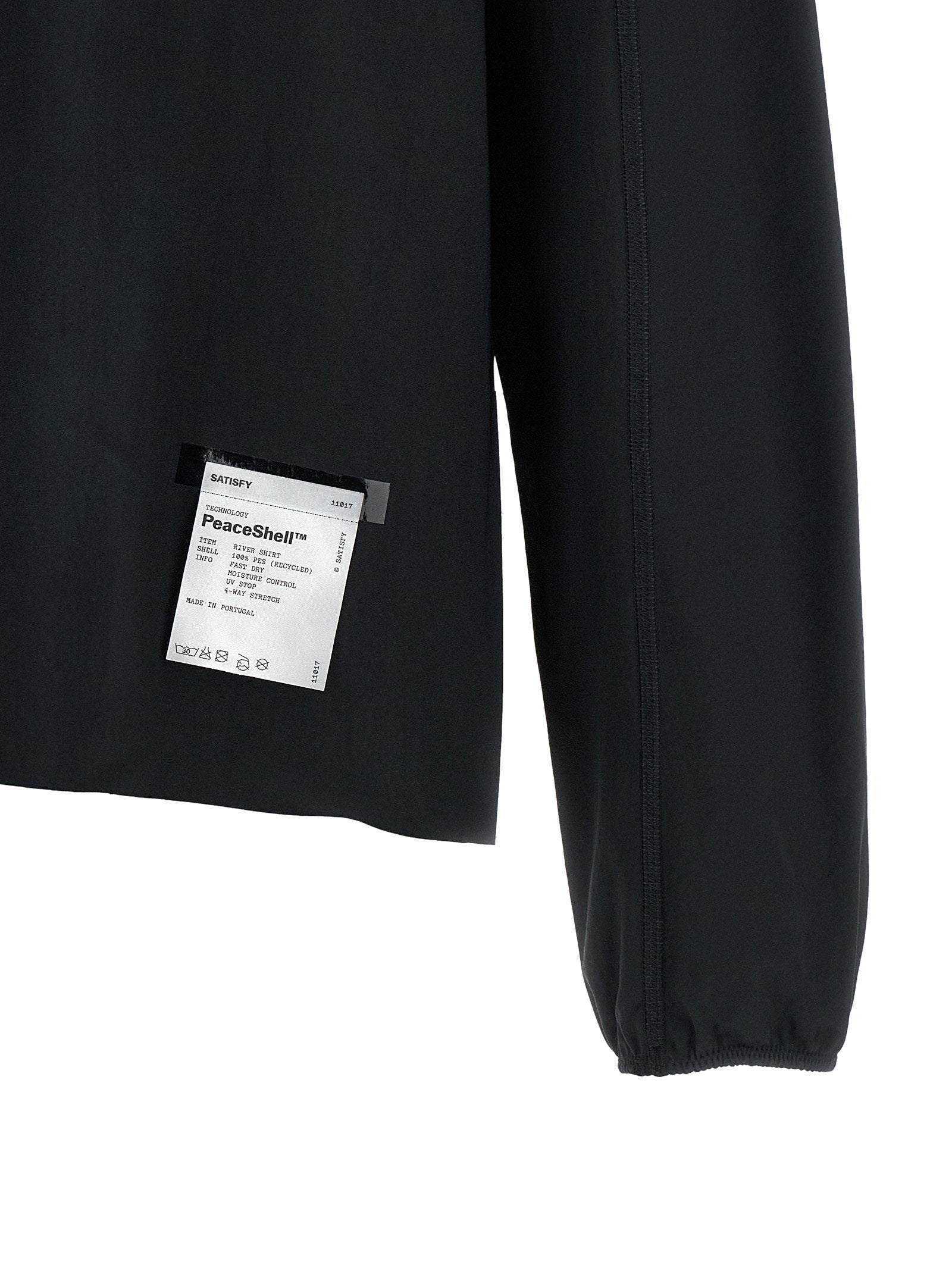 Satisfy Japanese Peaceshell™ Micro-Twill Shirt — Black, view 4