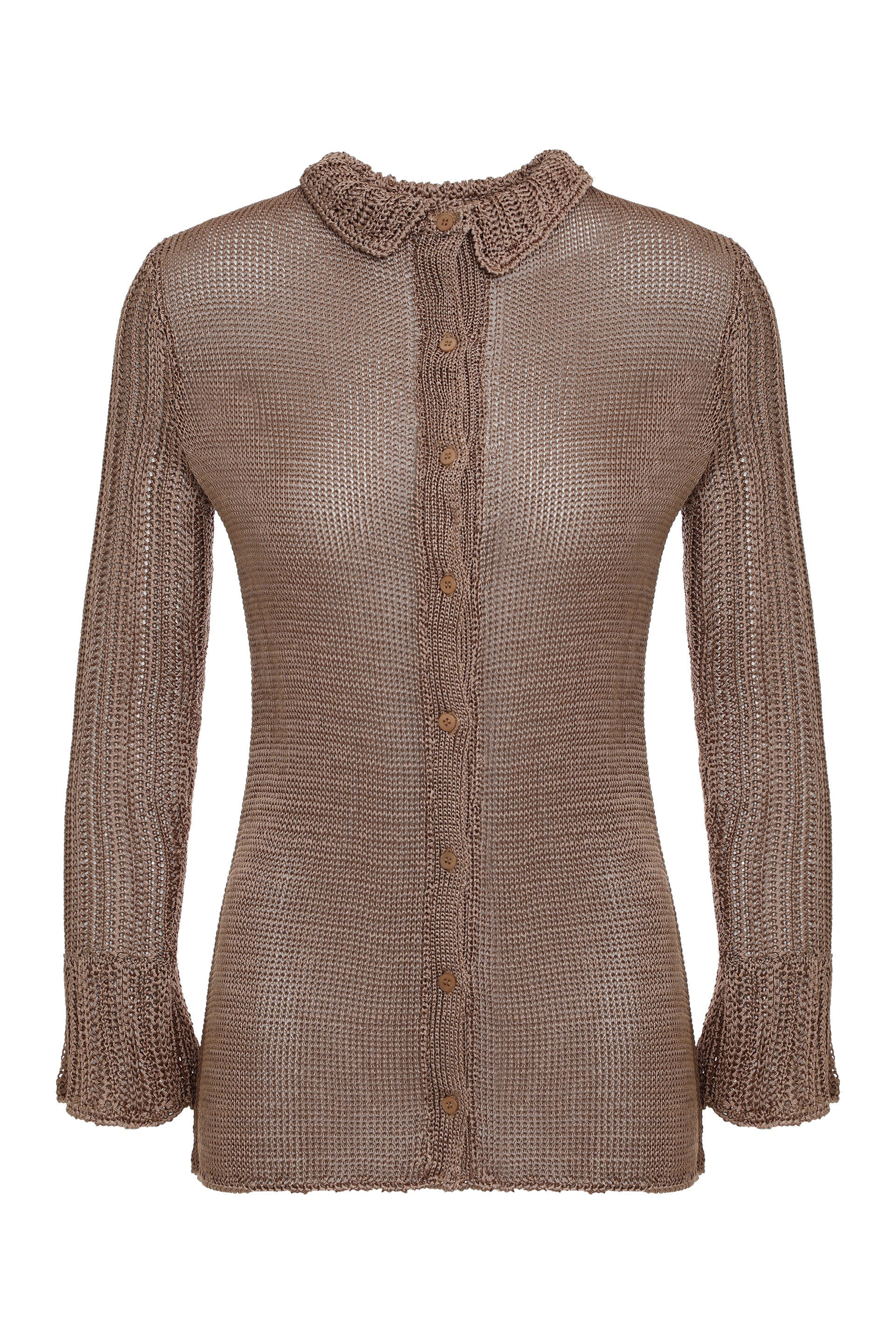 Savannah Morrow Button Cardigan — Brown by Savannah Morrow