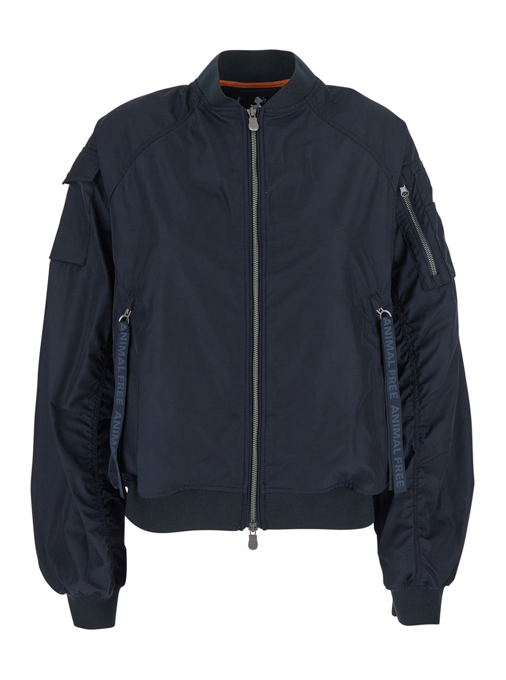 Save The Duck Utility Pocket Design Bomber Jacket — Black by Save The Duck