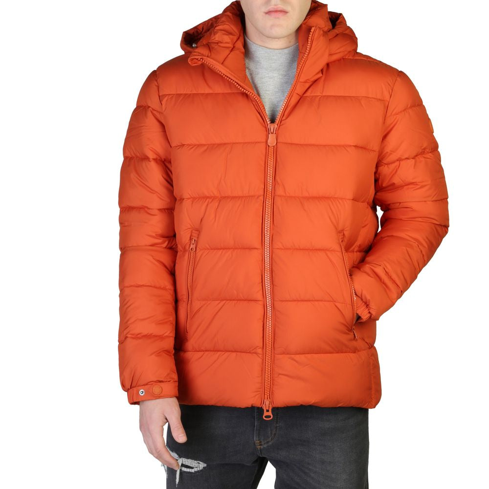 Save The Duck Quilted Nylon Down Jacket — Orange by Save The Duck