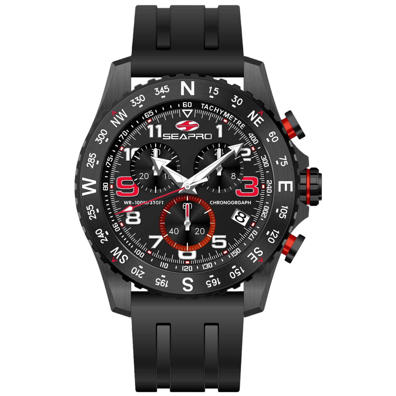 Seapro Gallantry Watch — Black by Seapro
