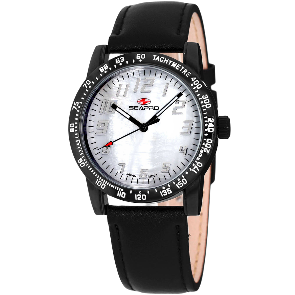 Seapro Bold Tachymetre Watch — Black by Seapro