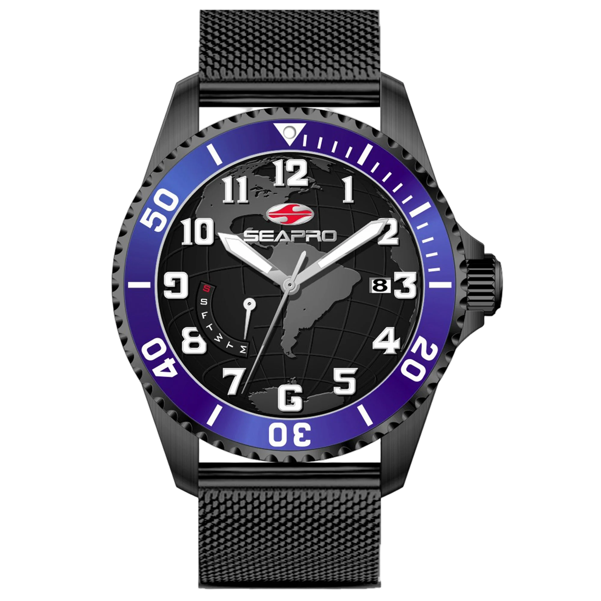 Seapro Voyager Watch — Black by Seapro