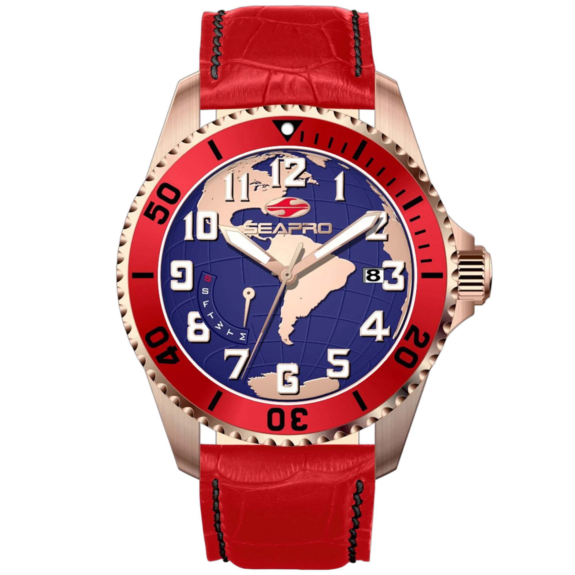 Seapro Voyager Watch — Red by Seapro