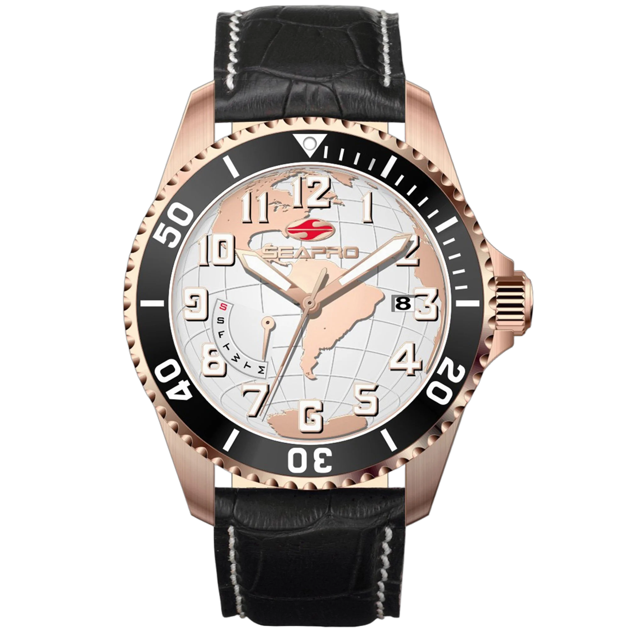 Seapro Voyager Watch — Rose gold by Seapro