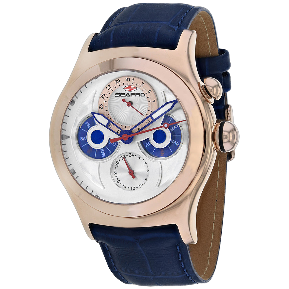 Seapro Chronoscope Dial Watch — White by Seapro