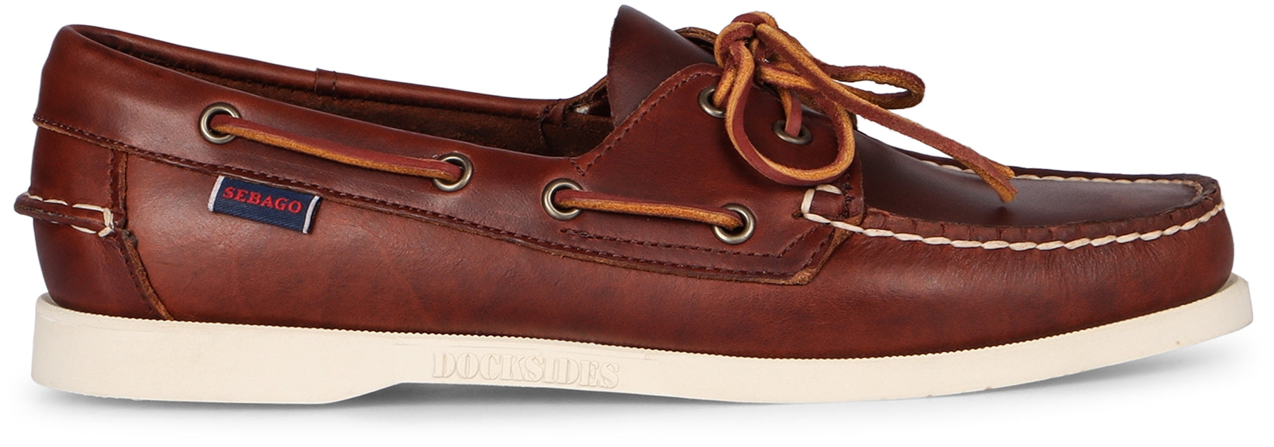Sebago Portland Boat Shoe — Brown, view 2