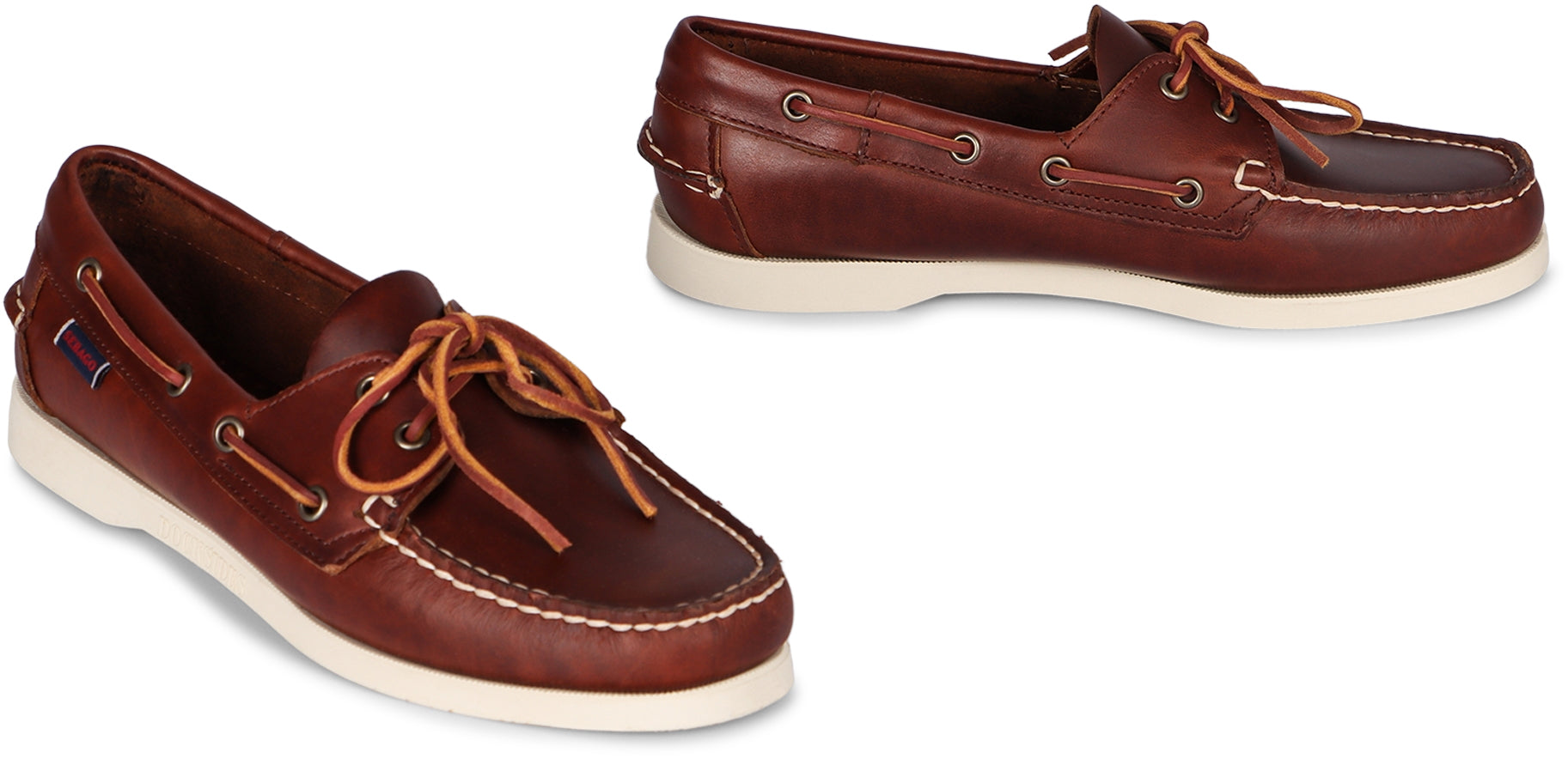Sebago Portland Boat Shoe — Brown, view 3
