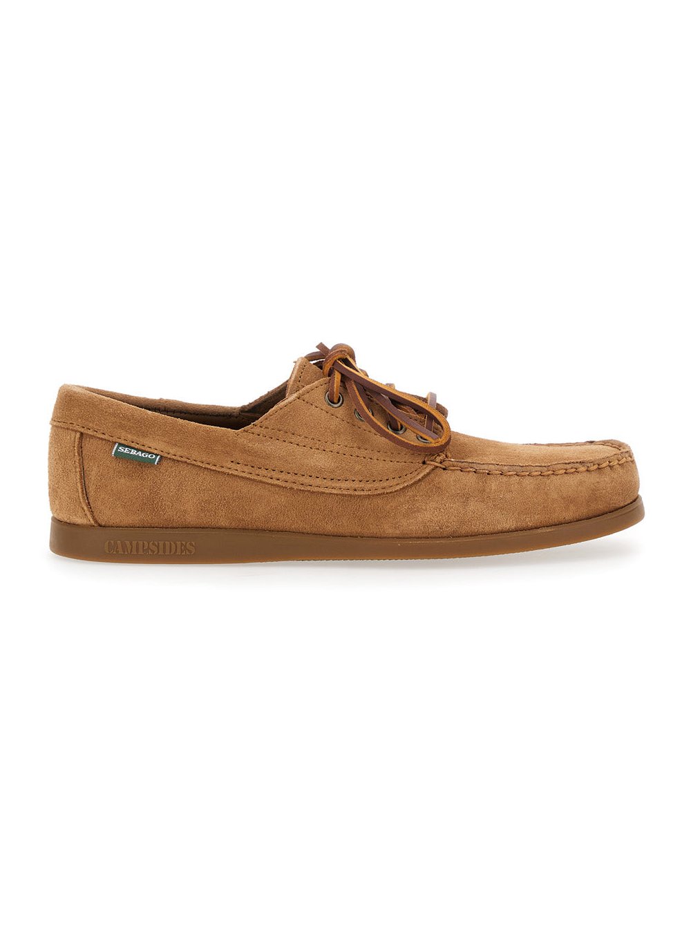 Sebago Suede Moccasin Loafer — Beige by Sebago