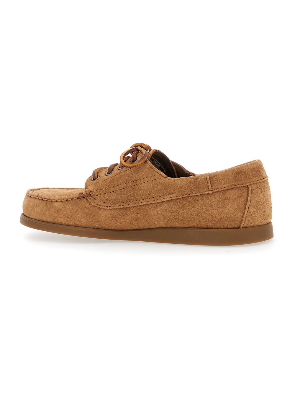 Sebago Suede Moccasin Loafer — Beige, view 3